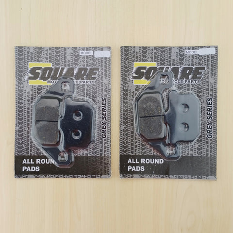 Front and Rear Brake Pads Set: Kawasaki VN1500 VN 1500 (1988-1995)