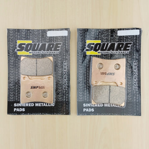 Sintered Metallic Front Brake Pads Set: Yamaha FZR600 FZR 600 (1989)