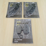 Front and Rear Brake Pads Set: Kawasaki ZR550 ZR 550 (1993-1998)