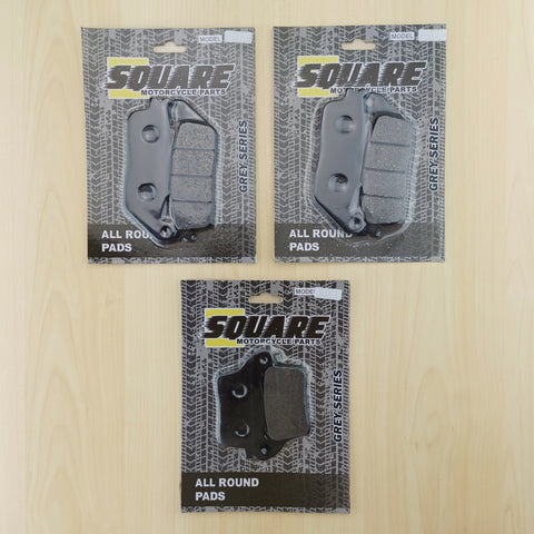Front and Rear Brake Pads Set: Honda CB600 CB 600 (2007-2013)