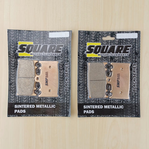 Sintered Metallic Front Brake Pads Set: Kawasaki ZXR400 ZXR 400 (1989-1994)