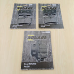 Front and Rear Brake Pads Set: Honda CB400 CB 400 (1996)