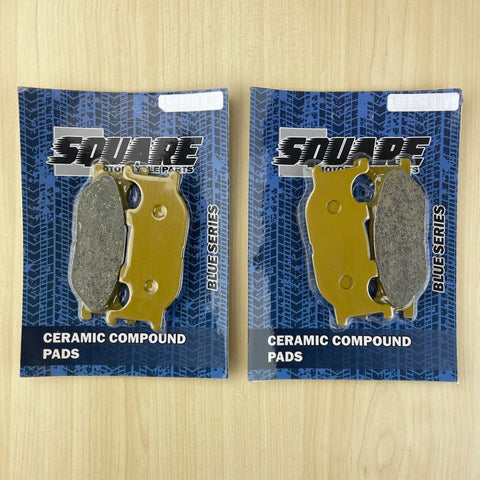 Ceramic Front Brake Pads Set: Yamaha XVS1300 XVS 1300 (2007-2016)