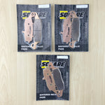 Sintered Metallic Front and Rear Brake Pads Set: Kawasaki VN1700 VN 1700 (2009-2013)