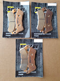 Sintered Metallic Front and Rear Brake Pads Set: Honda CBF1000 CBF 1000 (2006-2016)