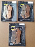 Sintered Metallic Front and Rear Brake Pads Set: Honda XL1000 XL 1000 (1999-2006)