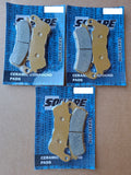 Ceramic Front and Rear Brake Pads Set: Honda CBF1000 CBF 1000 (2006-2016)