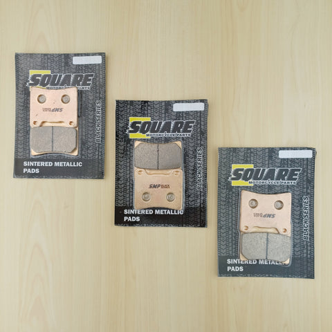Sintered Metallic Front and Rear Brake Pads Set: Yamaha XJ600 XJ 600 (1984-1991)