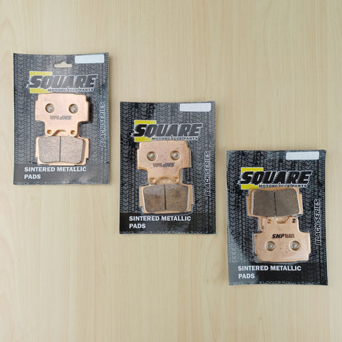 Sintered Metallic Front and Rear Brake Pads Set: Yamaha RZ250 RZ 250 (1984-1988)