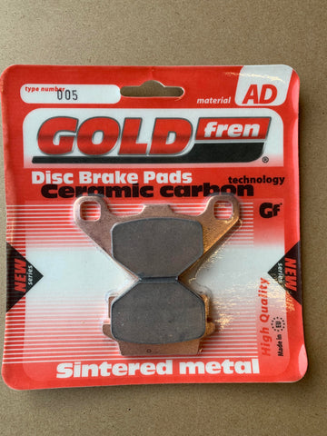 Goldfren AD Front Brake Pads: Suzuki ZR50 ZR 50 (1981-1987)