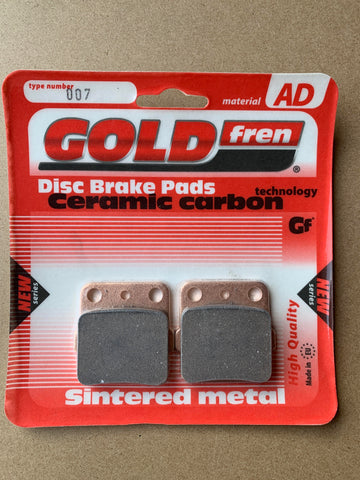 Goldfren AD Rear Brake Pads: Yamaha YFS200 YFS 200 (2003-2007)