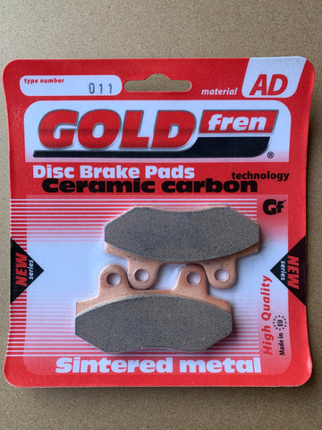Goldfren AD Front Brake Pads: Honda MBX125 MBX 125 (1984-1986)