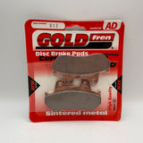Goldfren AD Brake Pads: AD012 ≈ FA069/3 / VD123/3 / VD123/4 / SBS542 / SBS160