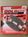 Goldfren AD Front Brake Pads: Kawasaki GPX250 GPX 250 (1988-1995)