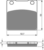 Goldfren AD Brake Pads: AD016 ≈ FA063 / VD327 / FDB338/R / SBS526