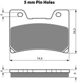 Goldfren AD Brake Pads: AD028 ≈ FA160 / VD251 / FDB666 / SBS645