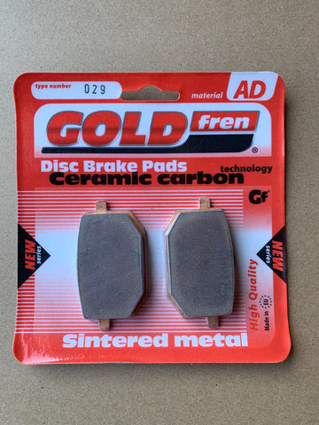 Goldfren AD Front Brake Pads: Yamaha XT600 XT 600 (1983-1990)