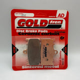 Goldfren AD Front Brake Pads: Suzuki GSX250 GSX 250 (1989-1990)