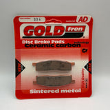 Goldfren AD Front Brake Pads: Yamaha TTR125 TTR 125 (2000-2025)