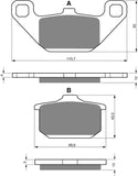 Goldfren AD Brake Pads: AD037 ≈ FA085 / VD426 / FDB339 / SBS557