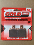 Goldfren AD Rear Brake Pads: Yamaha TZR125 TZR 125 (1992-1995)