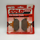 Goldfren AD Brake Pads: AD046 ≈ FA106/2 / VD329/2 / FDB673 / SBS582