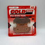 Goldfren AD Brake Pads: AD049 ≈ FA069/2 / VD123/2 / FDB244R / SBS572