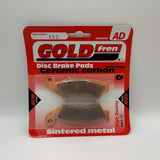 Goldfren AD Brake Pads: AD052 ≈ FA143 / VD139/2 / FDB496 / SBS623