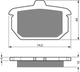 Goldfren AD Brake Pads: AD058 ≈ FA078 / VD918 / FDB335/R / SBS549