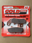 Goldfren AD Rear Brake Pads: Suzuki RG125 RG 125 (1992-1994)