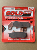 Goldfren AD Rear Brake Pads: Suzuki RG125 RG 125 (1992-1994)