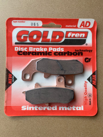 Goldfren AD Rear Brake Pads: Suzuki RG125 RG 125 (1992-1994)