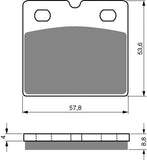 Goldfren AD Brake Pads: AD072 ≈ FA171 / VD933 / FDB736 / SBS640