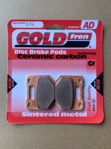 Goldfren AD Front Brake Pads: Suzuki RG125 RG 125 (1985-1988)