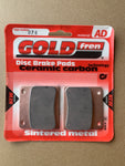Goldfren AD Rear Brake Pads: Suzuki XN85 XN 85 (1983)