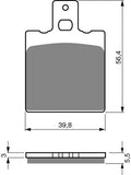 Goldfren AD Brake Pads: AD083 ≈ FA047/2 / FA047/3 / VD911/2 / SBS583