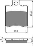 Goldfren AD Brake Pads: AD098 ≈ FA193 / VD948 / FDB680 / SBS697