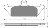 Goldfren AD Brake Pads: AD101 ≈ FA120 / VD924 / SBS594