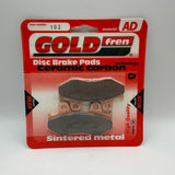 Goldfren AD Brake Pads: AD102 ≈ FA092/3 / VD134 / VD136 / FDB382