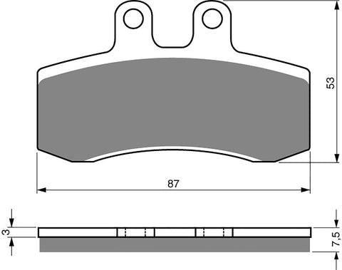 Goldfren AD Brake Pads: AD105 ≈ FA177 / VD982 / FDB782 / SBS681