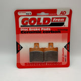 Goldfren AD Brake Pads: AD107 ≈ FA206 / VD256 / FDB889 / SBS667