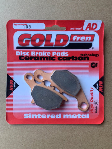 Goldfren AD Front Brake Pads: Suzuki RM80 RM 80 (1996-2004)