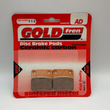 Goldfren AD Brake Pads: AD110 ≈ FA257 / FA178 / VD162 / FDB625 / SBS115 / SBS670