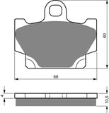 Goldfren AD Brake Pads: AD113 ≈ FA081 / VD235 / FDB331 / SBS550