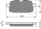 Goldfren AD Brake Pads: AD114 ≈ FA169 / VD247 / SBS619