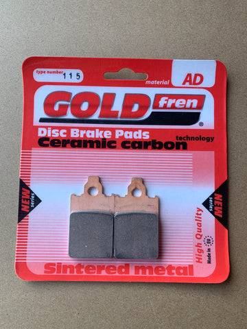 Goldfren AD Front Brake Pads: Yamaha DT50 DT 50 (1997-2002)