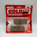 Goldfren AD Brake Pads: AD116 ≈ FA218 / FA218/2 / FDB2007 / SBS711