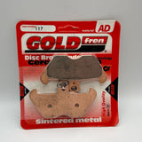 Goldfren AD Brake Pads: AD117 ≈ FA170 / FA246 / FA407 / VD941 / VD959 / FDB605 / SBS644