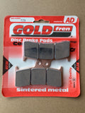 Goldfren AD Brake Pads: AD126 ≈ FA249 / VD437 / FDB2049 / SBS729 / SBS676