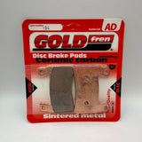 Goldfren AD Brake Pads: AD134 ≈ FA265 / FA296 / VD166 / FDB2079 / SBS734
